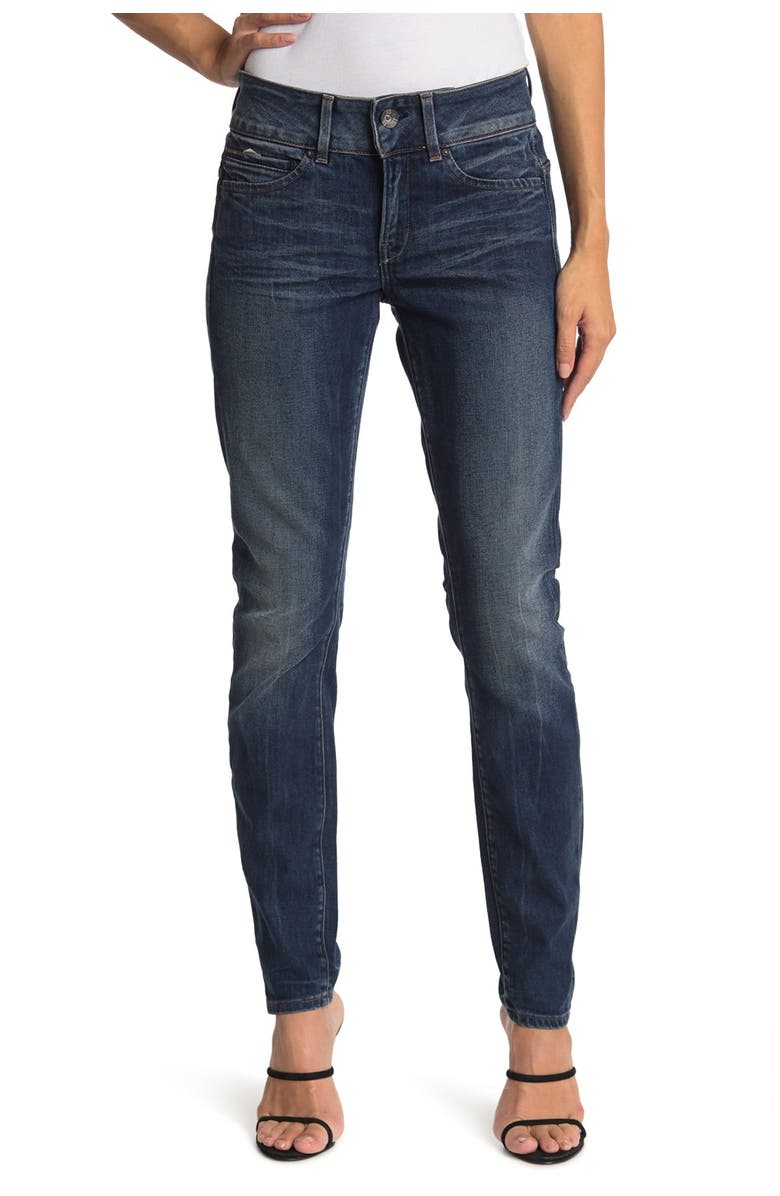 G-Star RAW Midge Cody Mid Skinny Jeans, Main, color,
