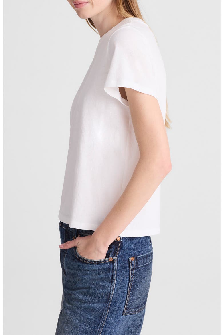 The Relaxed Cotton Jersey T-Shirt, Alternate, color, WHITE