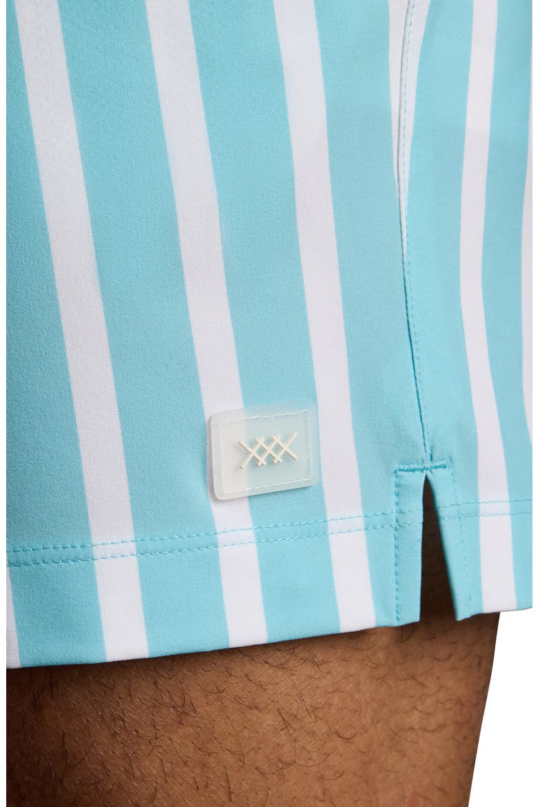 R and R Wide Stripe Swim Trunks, Alternate, color, BELIZE BLUE WIDE STRIPE