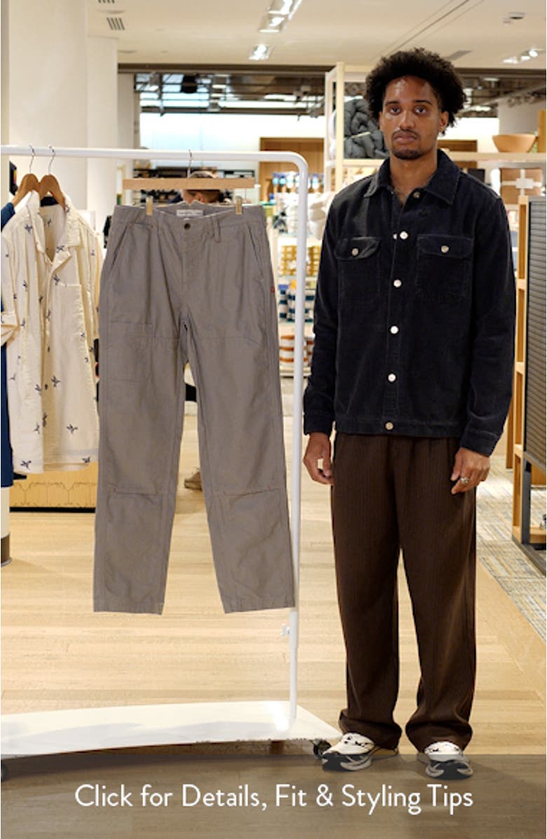 Courier OG Fit Organic Cotton Canvas Chore Pants, sales video thumbnail