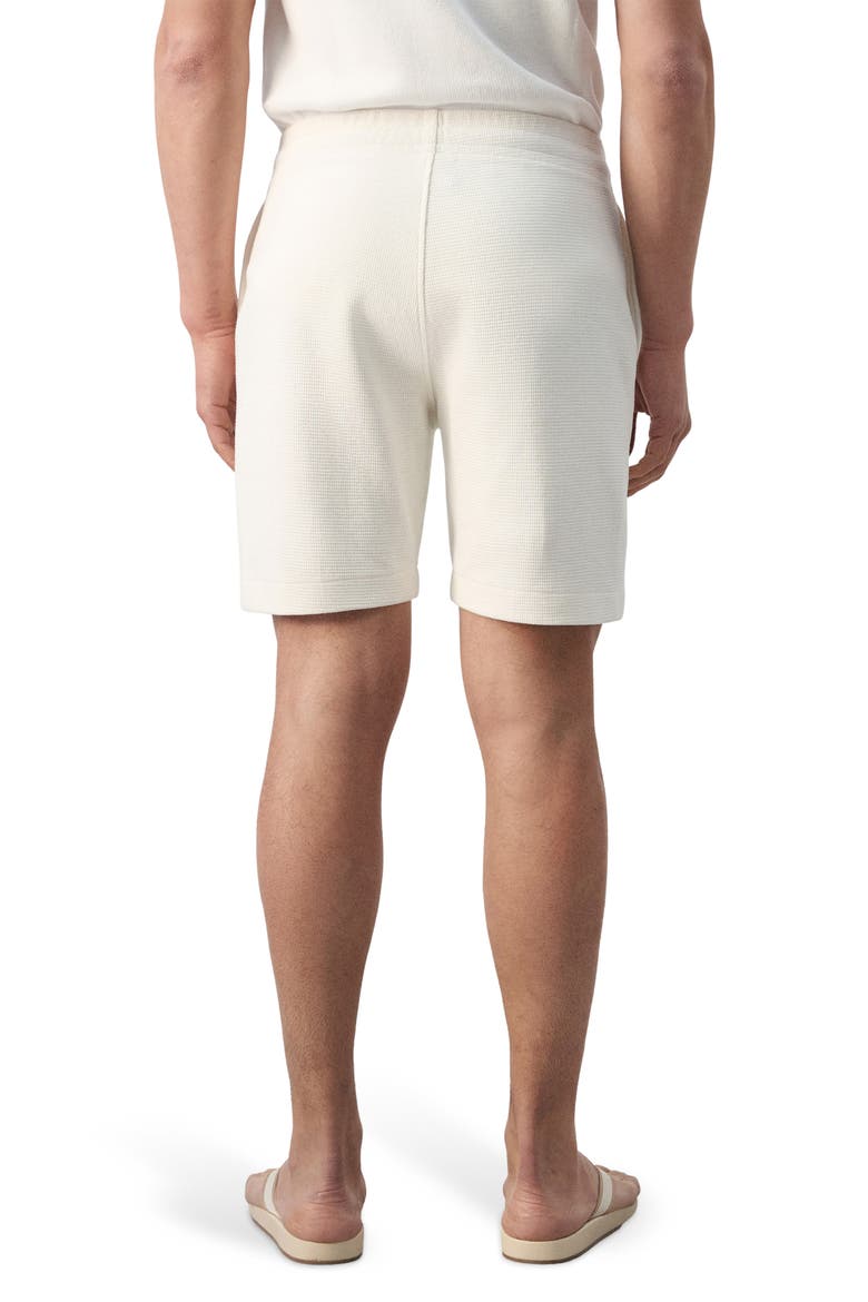 Slim Fit Cotton Waffle Pull-On Shorts, Alternate, color, ECRU
