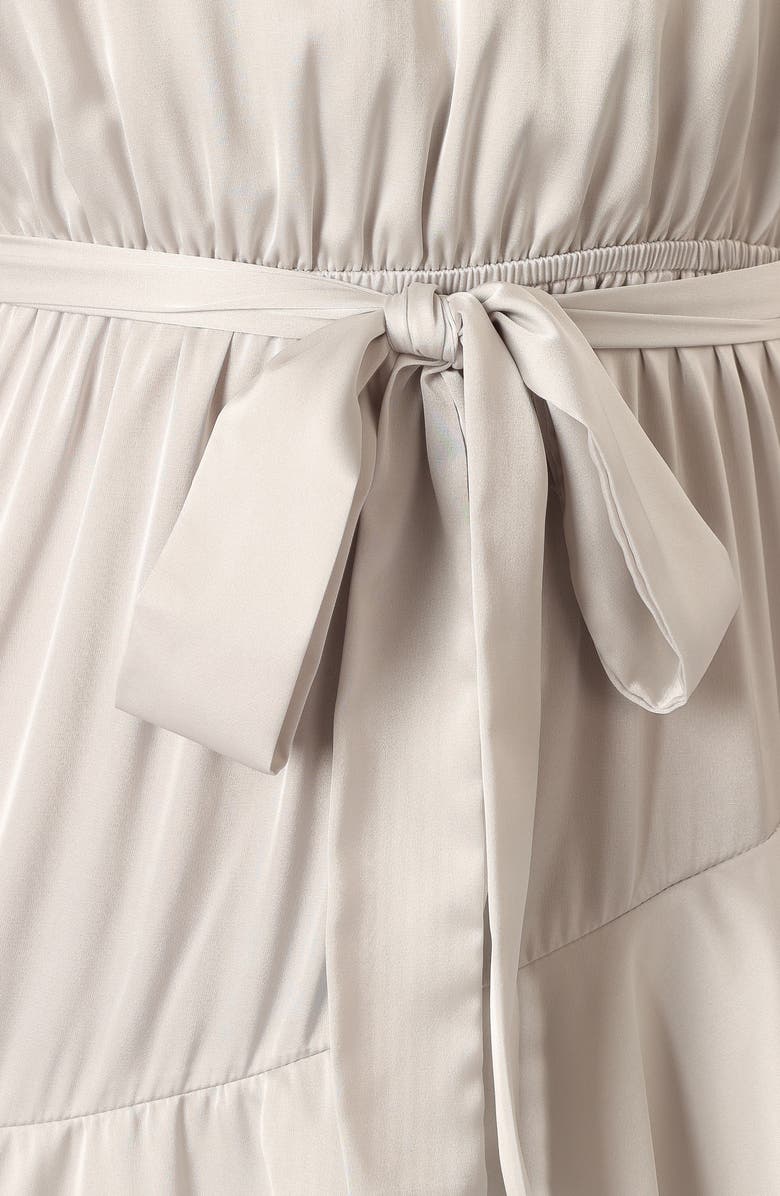 Petal & Pup Seychelle Tiered Midi Dress, Alternate, color, 