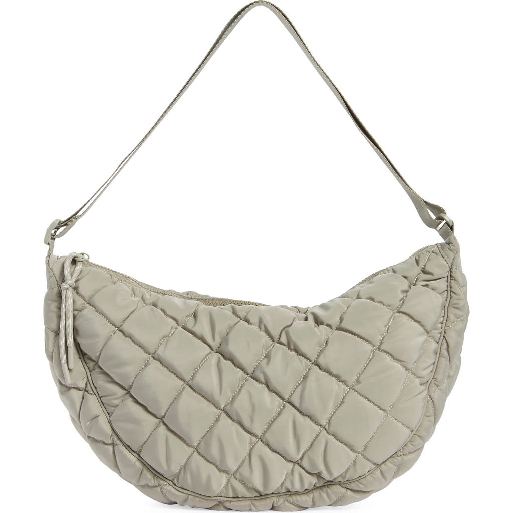 Urban Expressions Handbags Half Moon Quilted Shoulder Bag