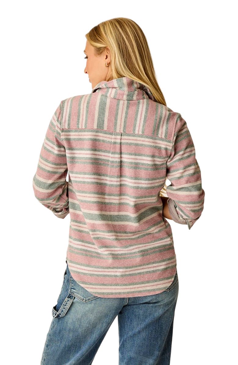 Carve Designs Fairbanks Supersoft Shirt, Alternate, color, Bistro Block Stripe