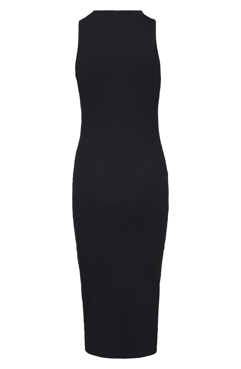 AWARE by VERO MODA Lavender Ribbed Stretch Organic Cotton Tank Dress, Main, color, 