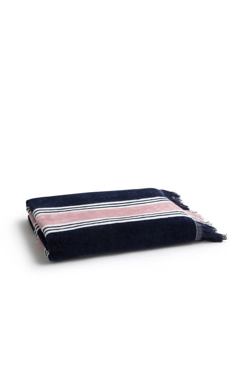 College Stripe Hammam Inspired Beach Towels
