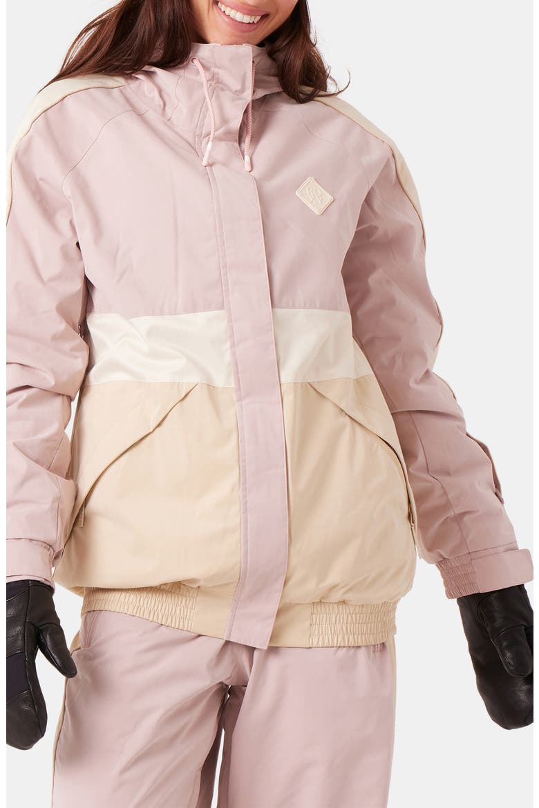 Highridge Snow Jacket, Main, color, ROSE COMBO