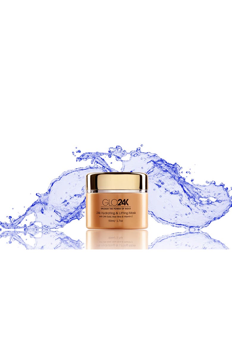 GLO24K UNLEASH THE POWER OF GOLD 24k Hydrating & Lifting Mask, Alternate, color, Na