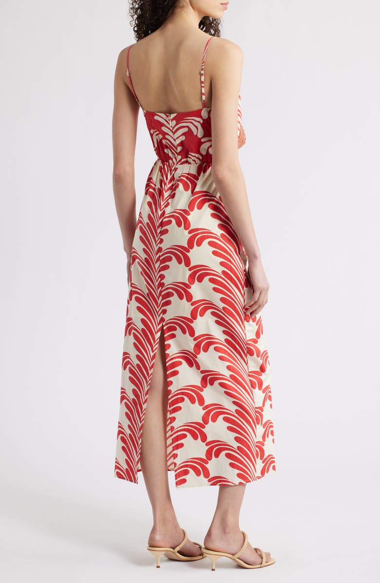 CIEBON Zya Print Sleeveless Maxi Dress, Alternate, color, Red
