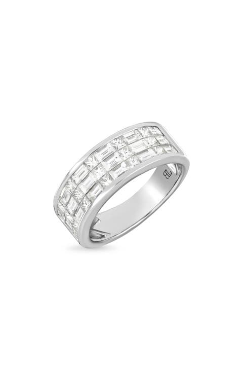 18K Gold Gatsby Diamond Wide Ring