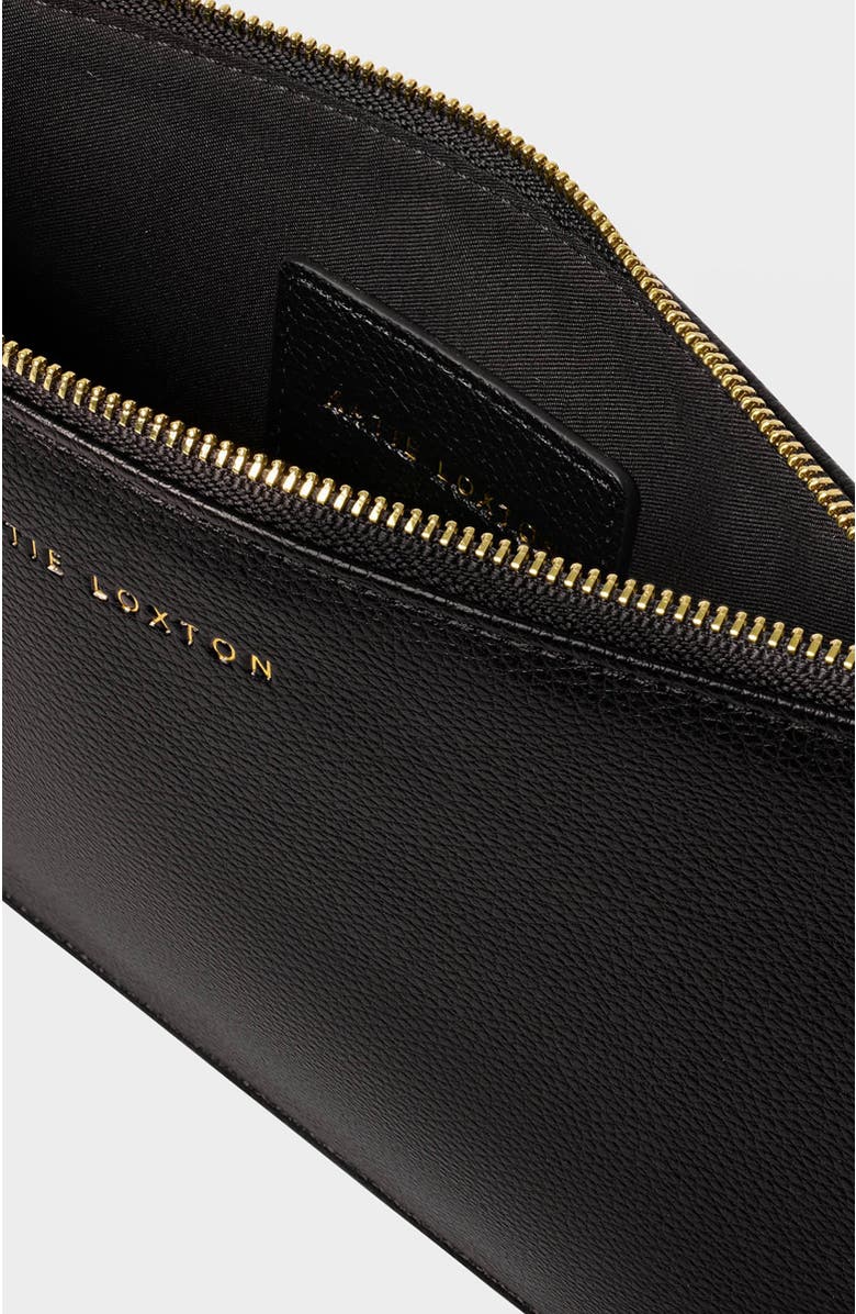Katie Loxton Hallie Wristlet Pouch, Alternate, color, Black
