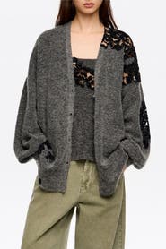 Bimba y Lola Long Lace Cardigan