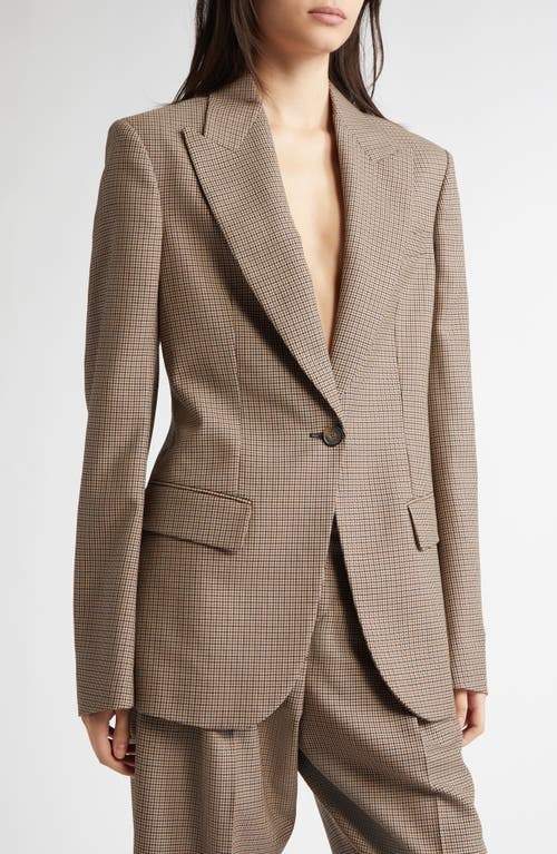 STELLA MCCARTNEY STELLA MCCARTNEY OVERSIZE HOUNDSTOOTH UNLINED WOOL BLAZER 