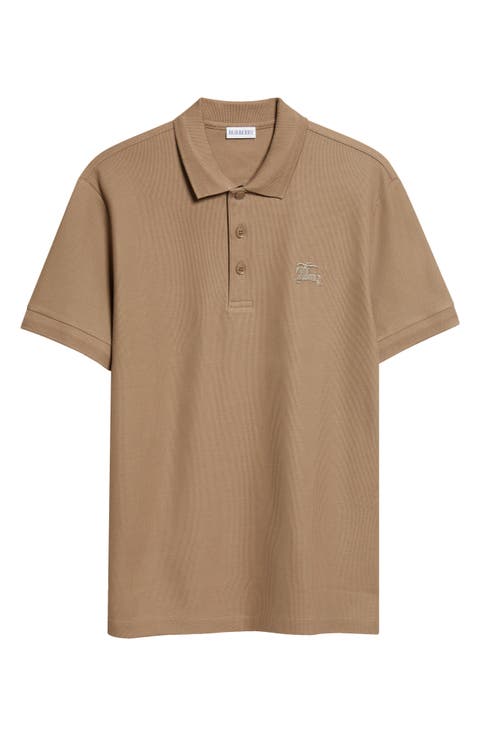 Eddie Equestrian Knight Design Cotton Piqué Polo