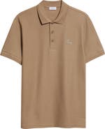 Burberry Eddie Equestrian Knight Design Cotton Piqué Polo