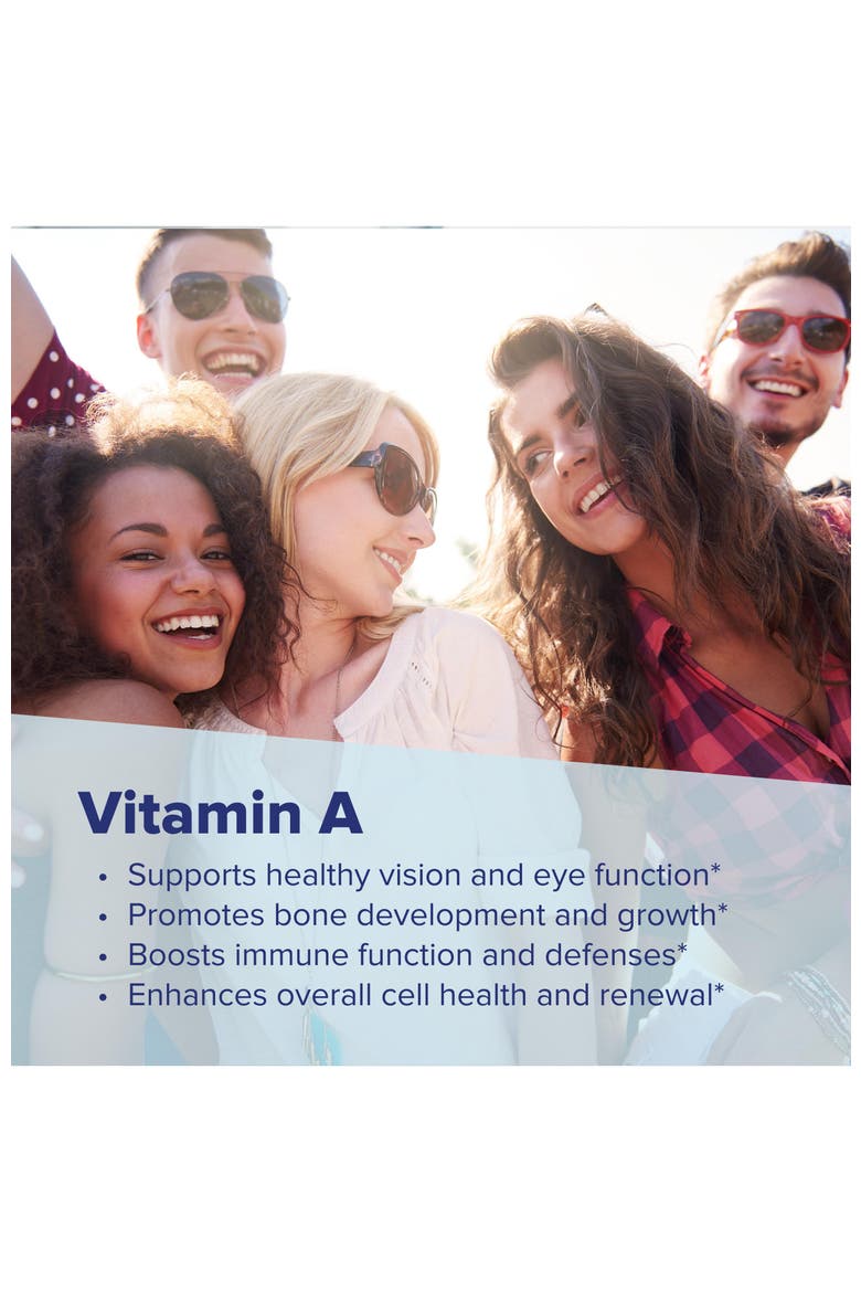 Vitamin A Fast-Dissolve MicroLingual Tablets, Alternate, color, White