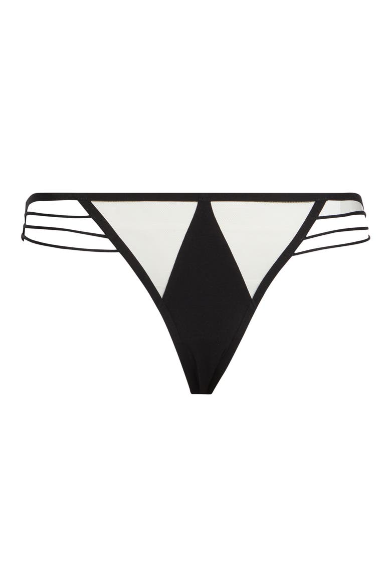 Intimo Bikini Bottom, Main, color, BLACK / NATURAL