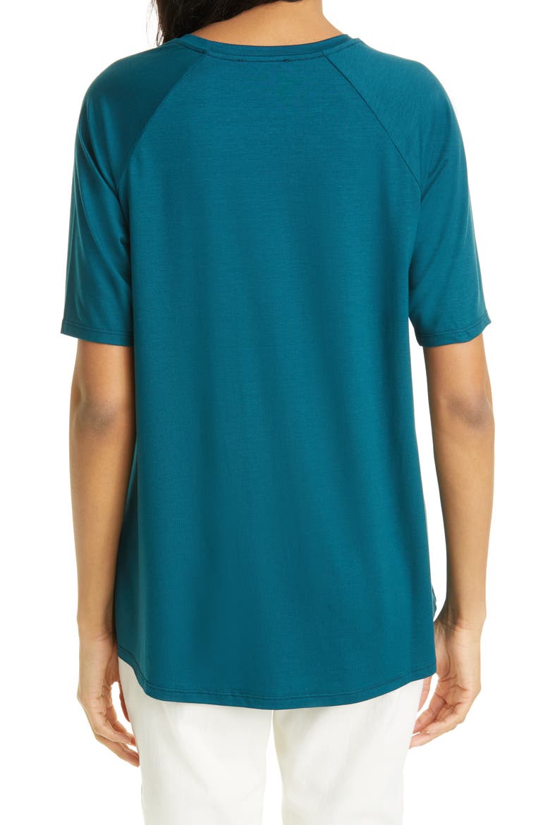 Elbow Sleeve Top, Alternate, color, AEGEAN