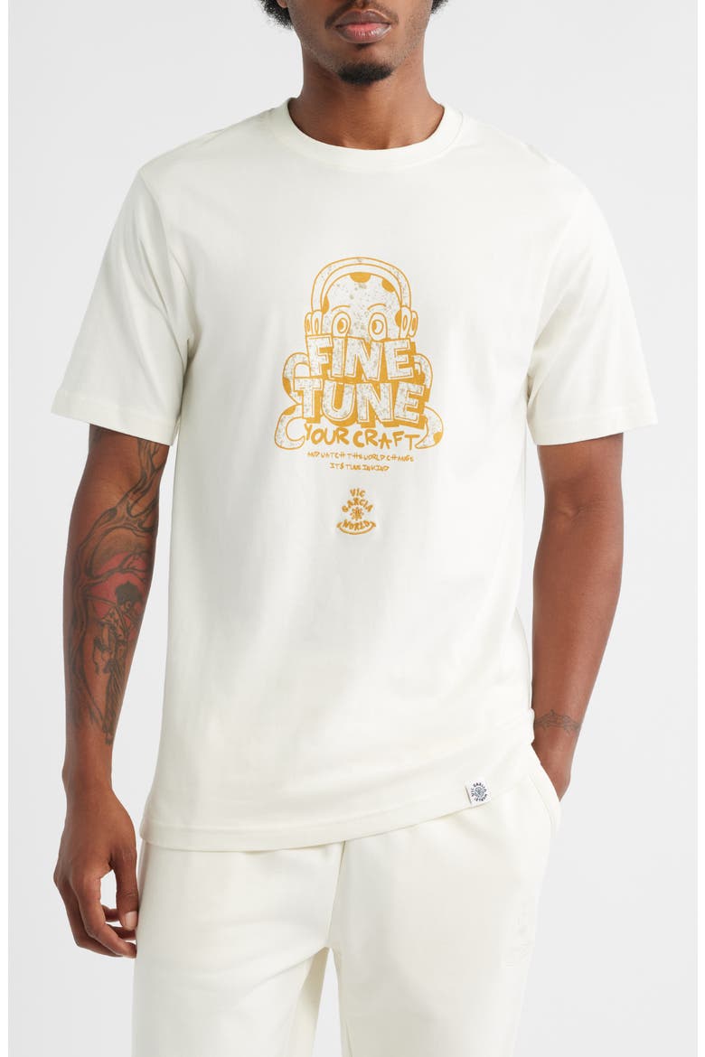 Fine Tune Graphic T-Shirt, Main, color, VANILLA ICE