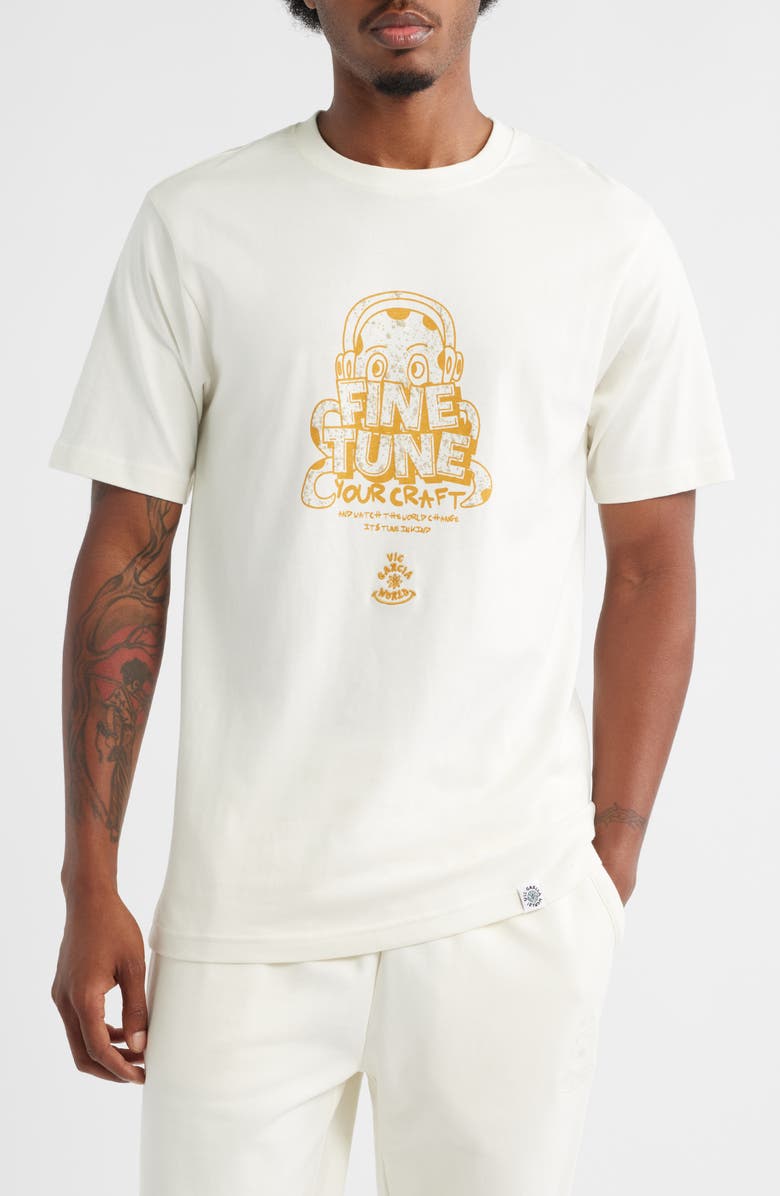 VIC GARCIA WORLD Fine Tune Graphic T-Shirt, Main, color, Vanilla Ice
