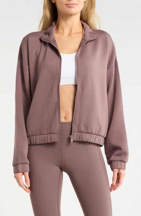 Whisper Knit Ruched Jacket
