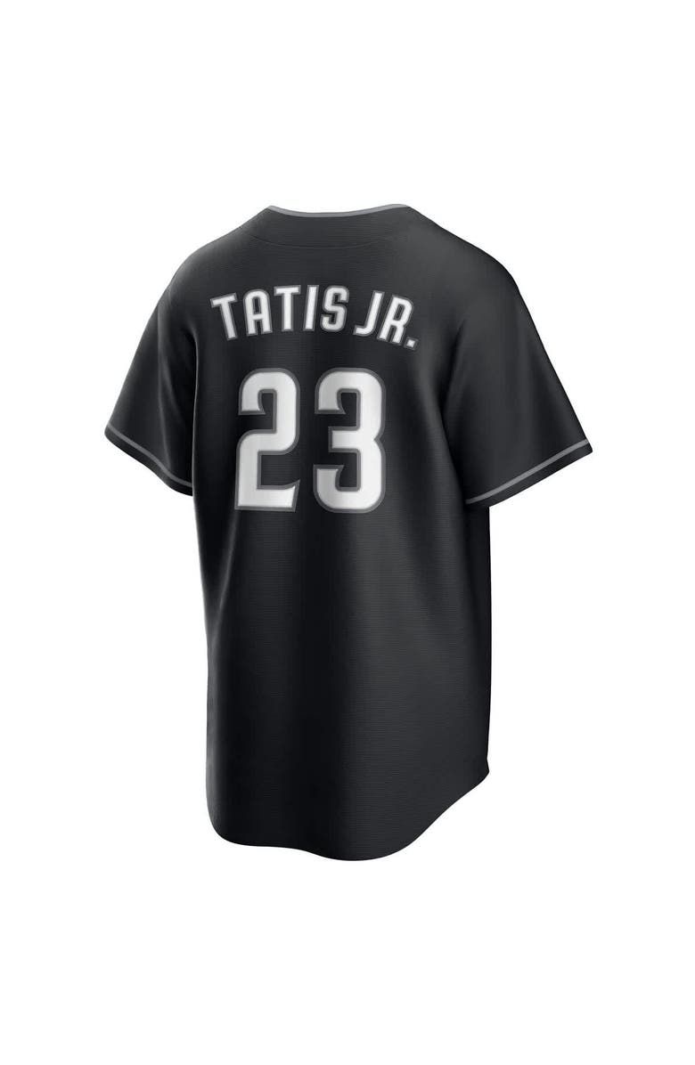 Nike Men's Nike Fernando Tatis Jr. Black San Diego Padres Lights Out Replica Player Jersey, Alternate, color, 