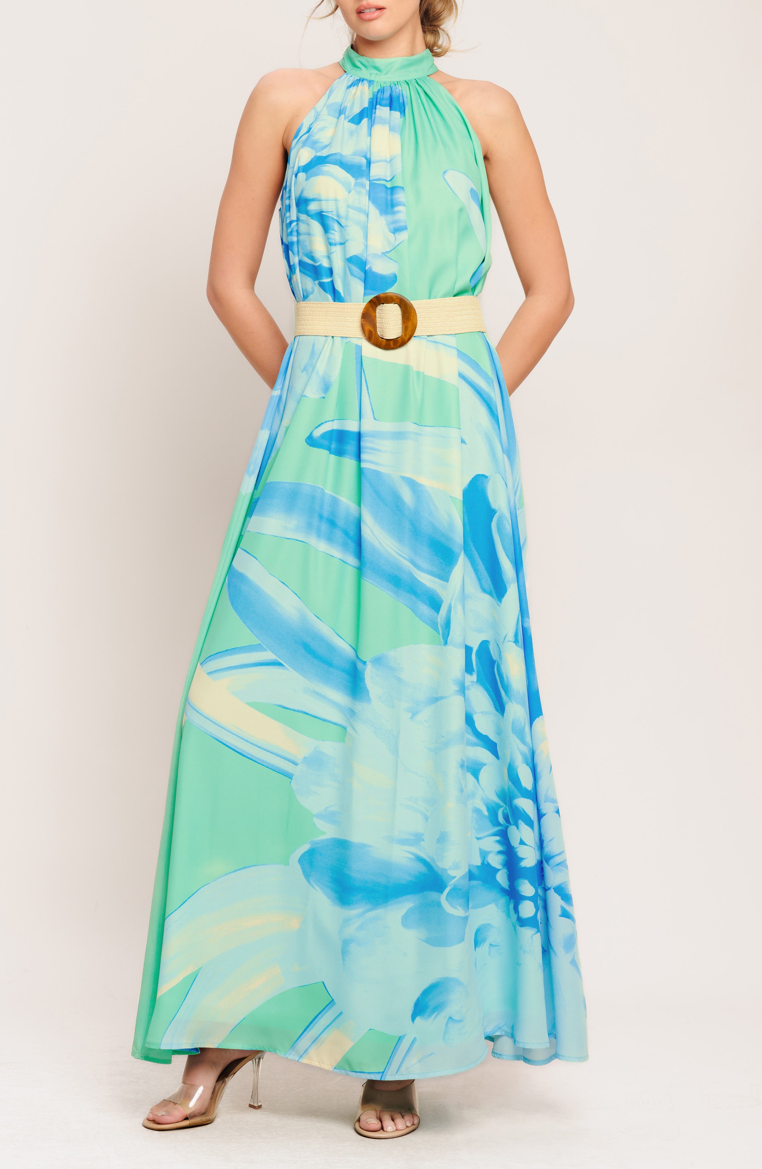 FLYING TOMATO Print Maxi Dress