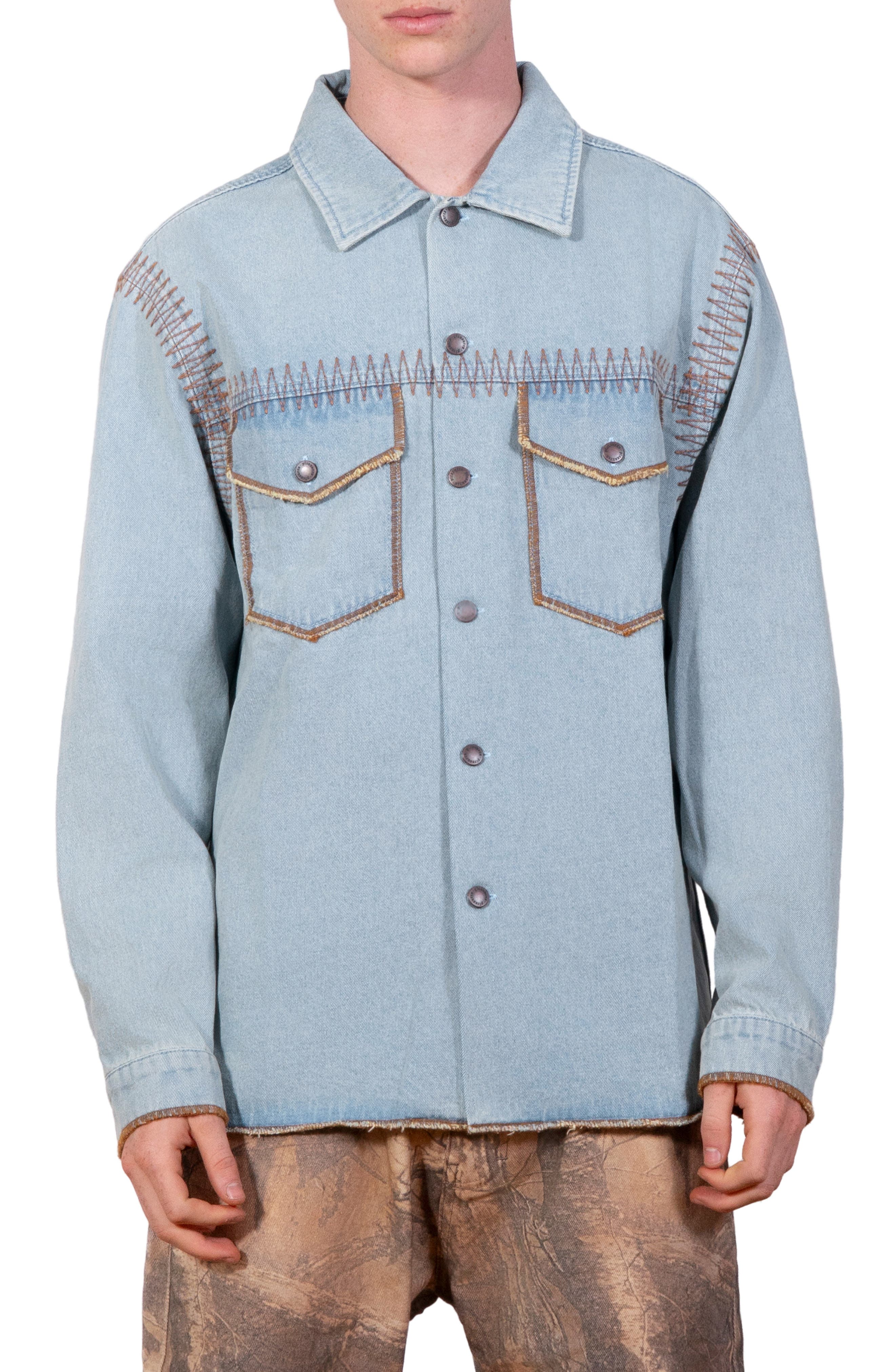 Fortress Denim Button-Up Shirt