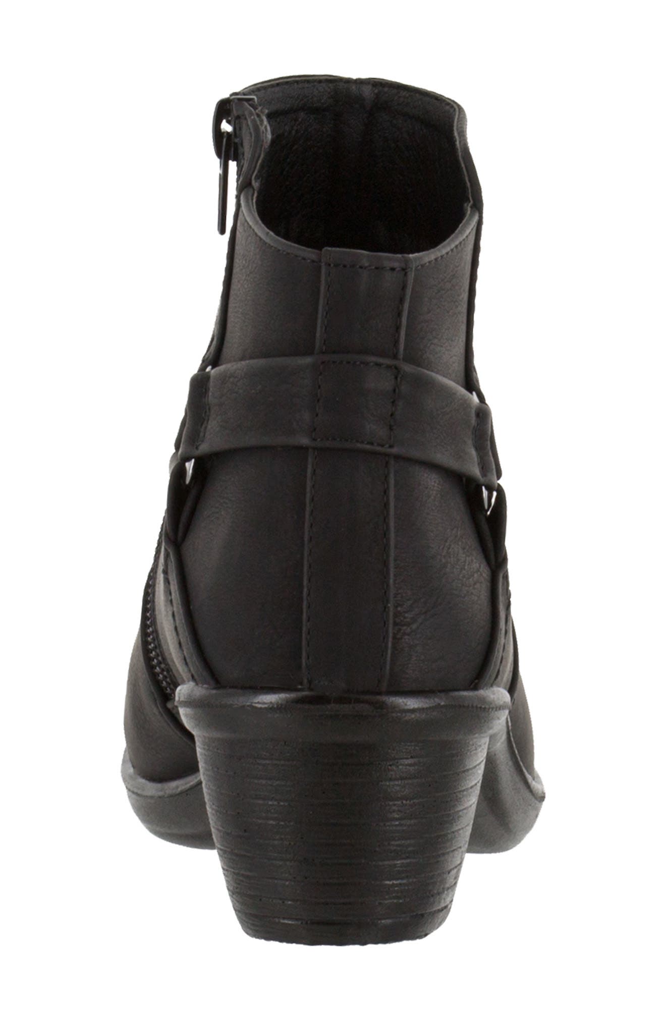 Dawnta Side Zip Boot, Alternate, color, BLACK MATTE