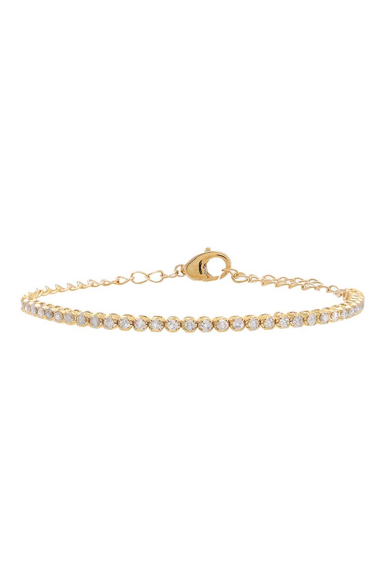 Mini Diamond Tennis Bracelet 14K, Main, color, 14K Gold