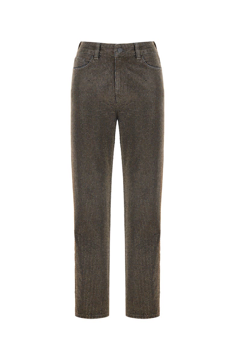 Nocturne Stone Embroidered Mom Fit Jeans, Alternate, color, 