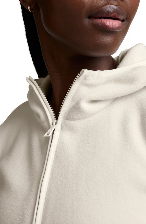 Beyond Yoga Explorer Half Zip Hoodie In White