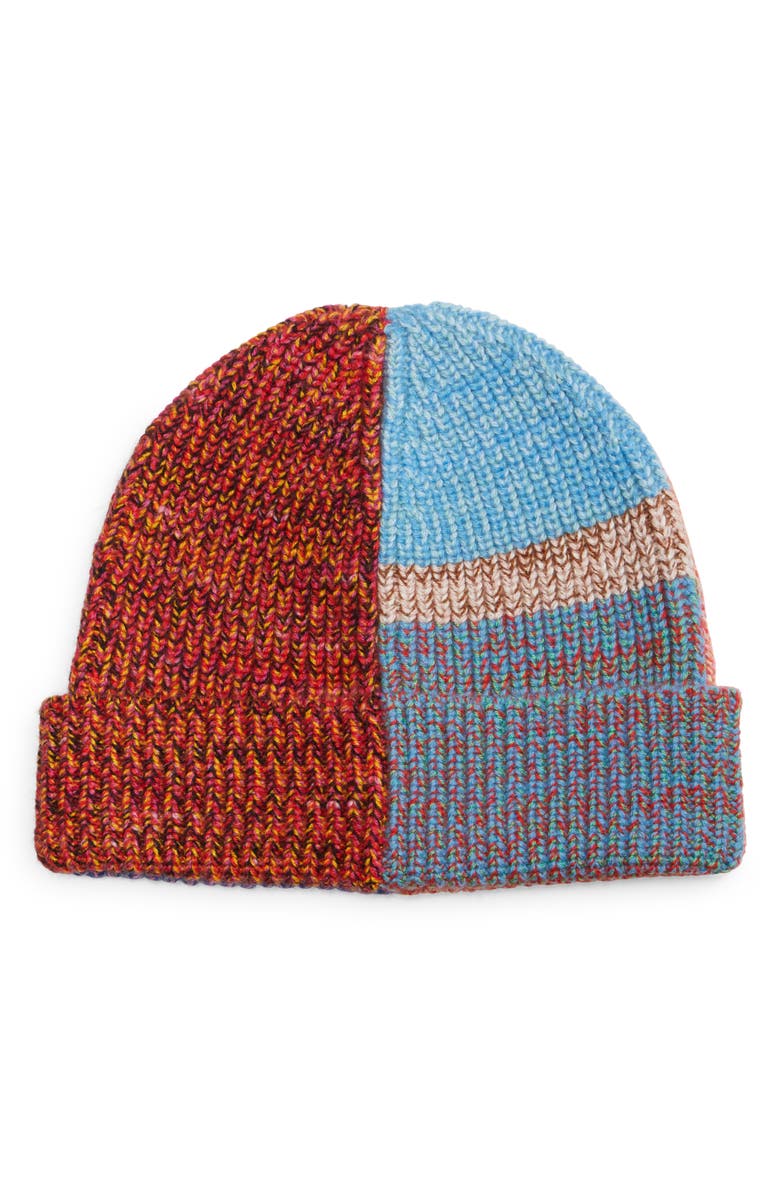 Waste Yarn Project x Celia Pym Colorblock One of a Kind Beanie, Main, color,