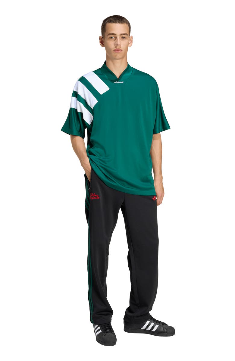 adidas Firebird Track Pants, Alternate, color, Black/ Collegiate Green
