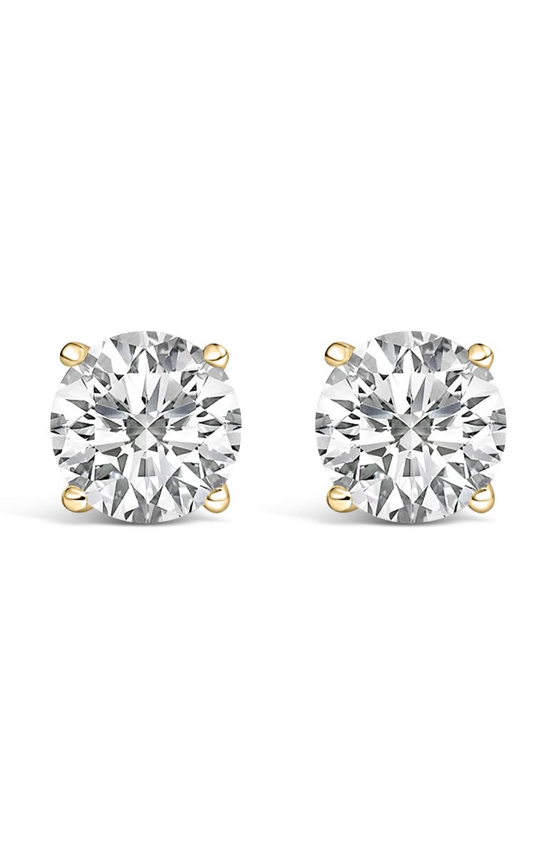 Haus of Brilliance 14K Gold 10.00 Cttw Lab Grown Diamond Solitaire Stud Earrings, Main, color, Yellow Gold