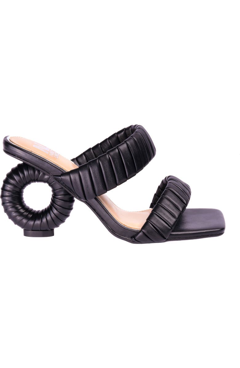 NINETY UNION Ash Heeled Sandal, Alternate, color, Black