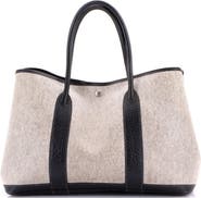 Pre-Owned Hermes Garden Party Tote Toile and Leather 36