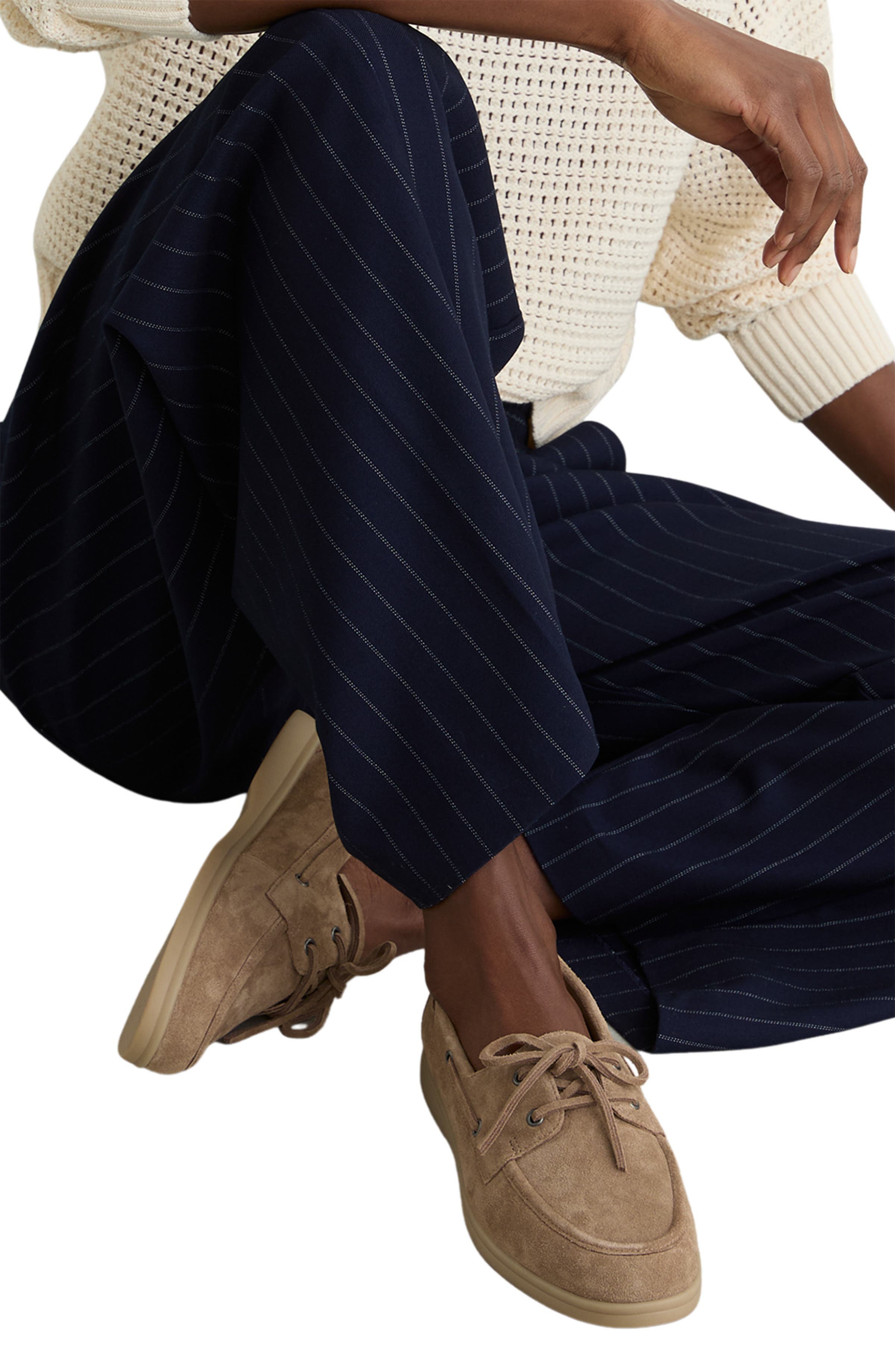 Reiss Lola Boat Shoe, Alternate, color, 