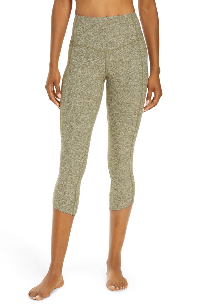 Zella Restore Soft High Waist Tulip Crop Leggings, Main, color, 