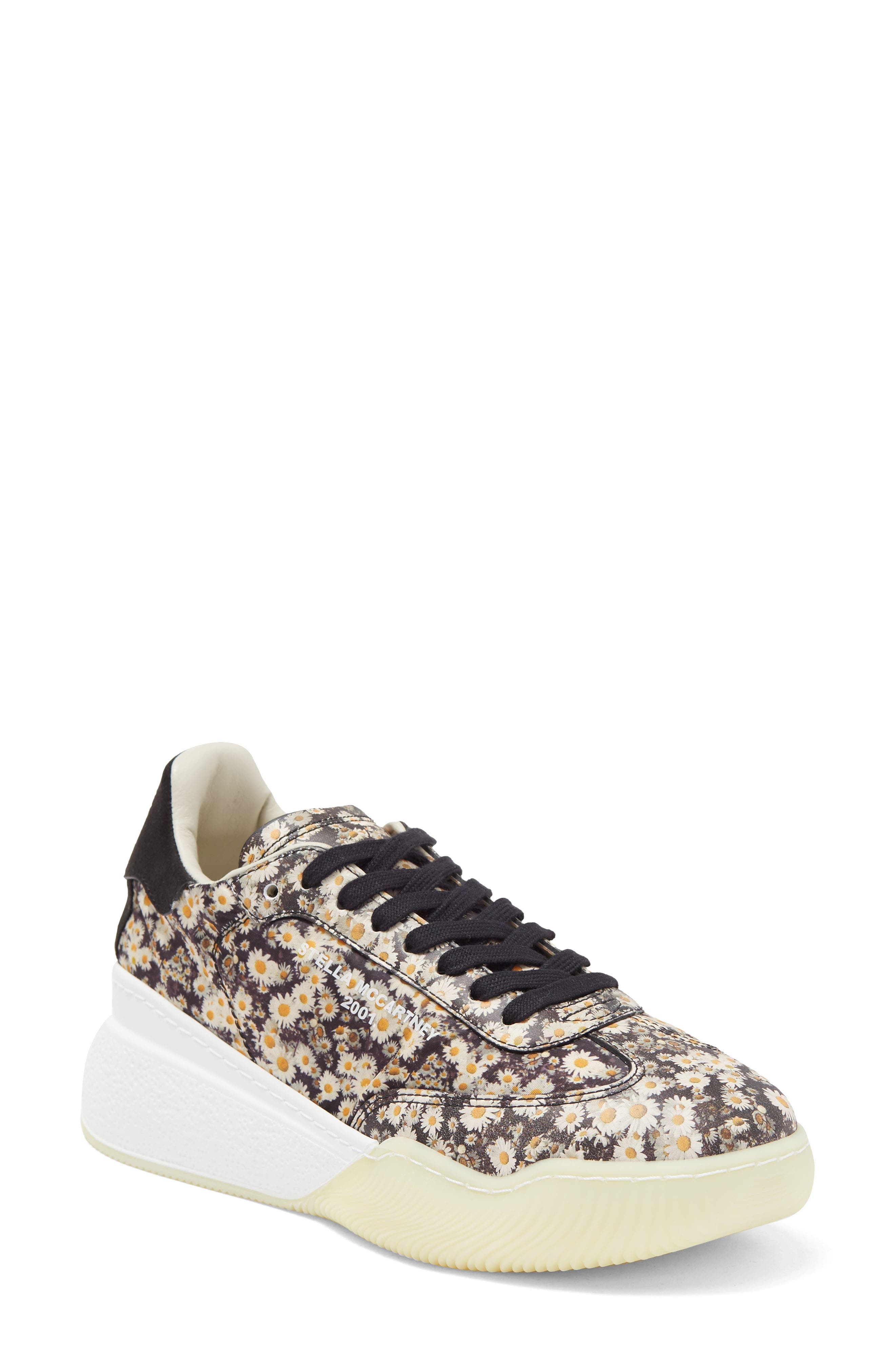 Stella McCartney Daisy Print Low-Top Sneaker, Main, color, 