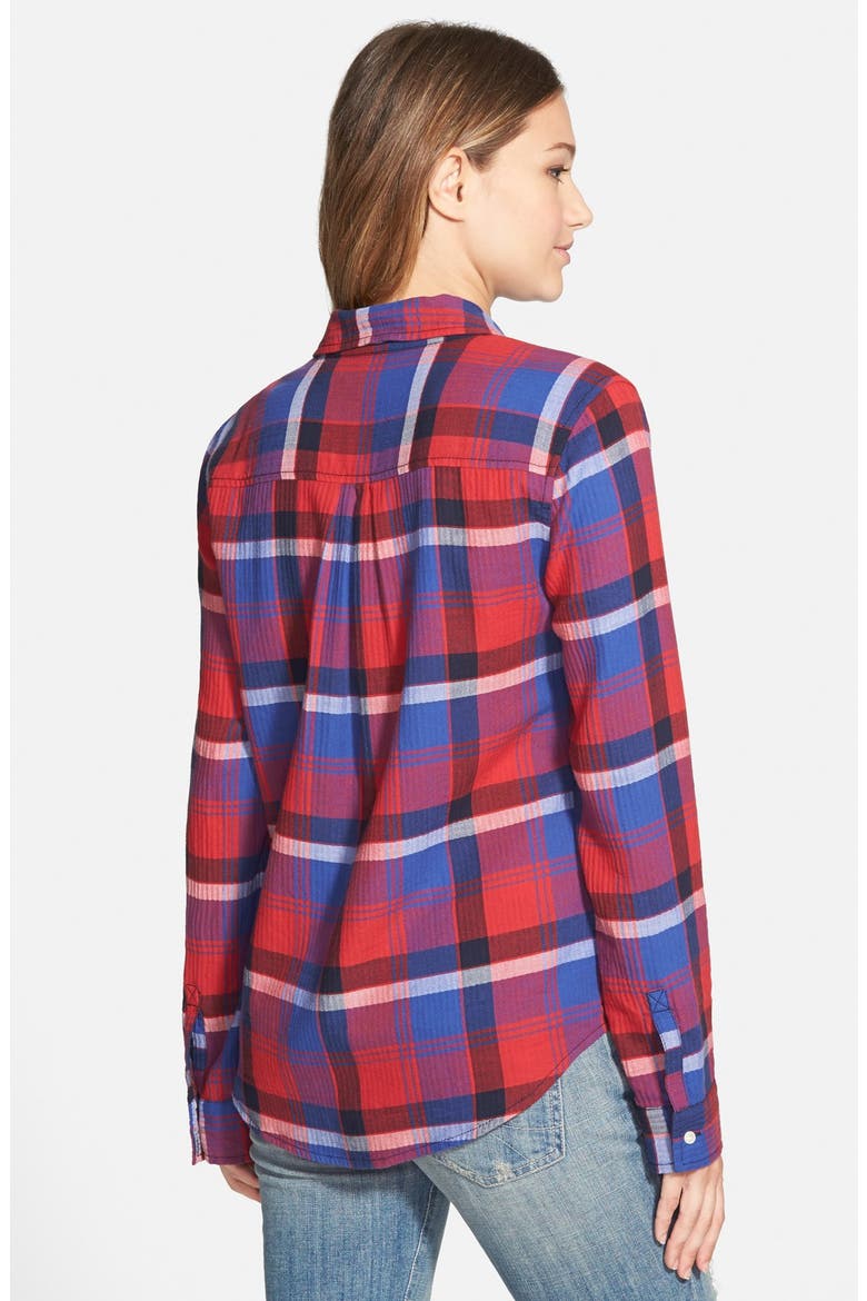 Plaid Shirt, Alternate, color, BLUE MARINE WILLOW PLAID