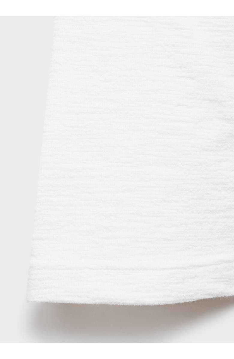 MANGO Crochet Appliqué Sleeveless Top, Alternate, color, Off White