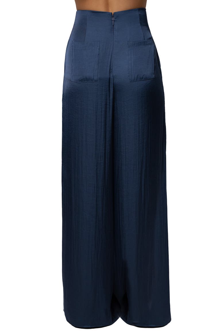 Core Form Pleated Trouser, Alternate, color, Blue