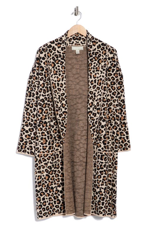 By Design Alicia Open Front Long Cardigan In Multi