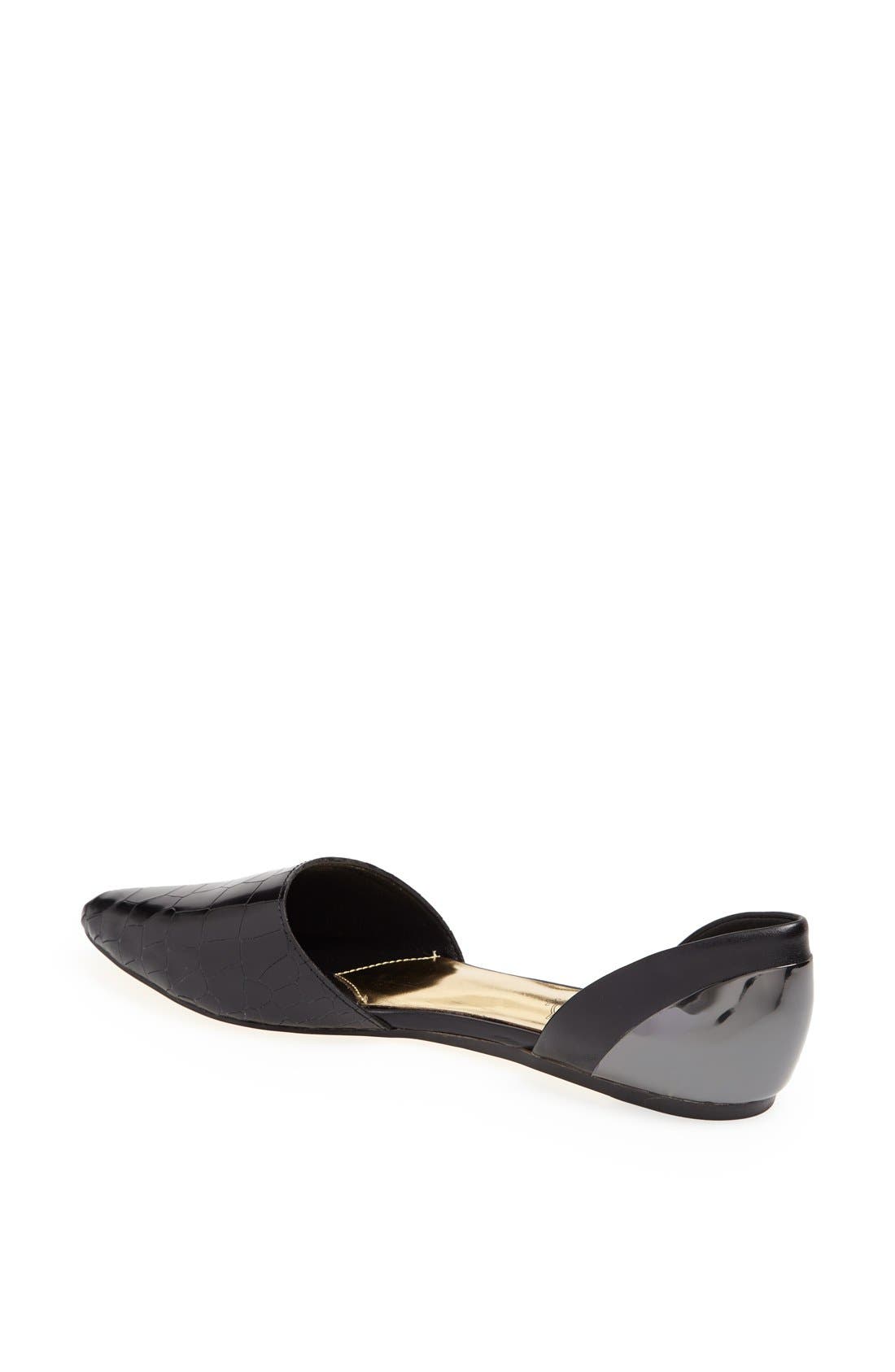 'Cadeen' Flat, Alternate, color, BLACK