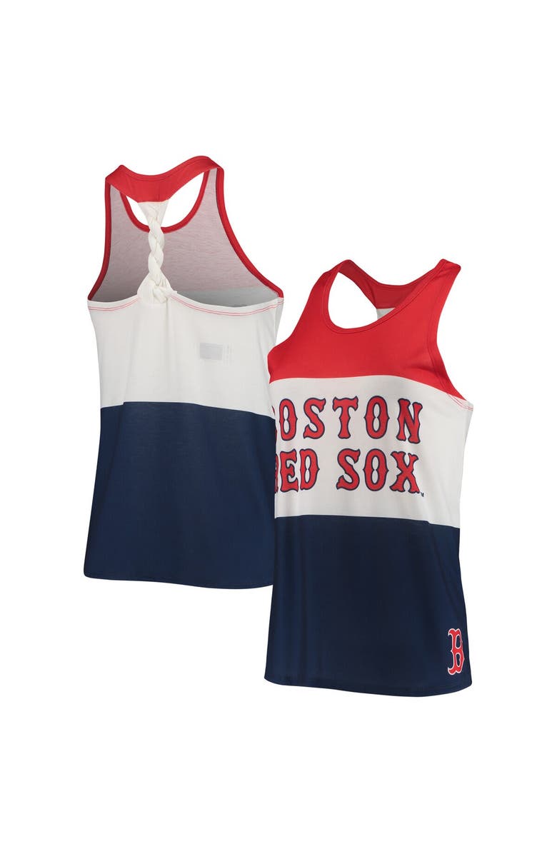 FOCO Women's FOCO Red/Navy Boston Red Sox Twist Back Tank Top, Main, color, 