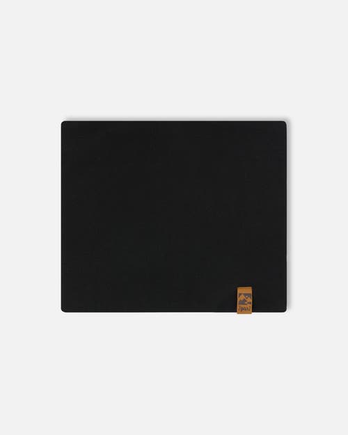 Deux Par Deux Kids Unisex Solid Neck Tube Black In Black