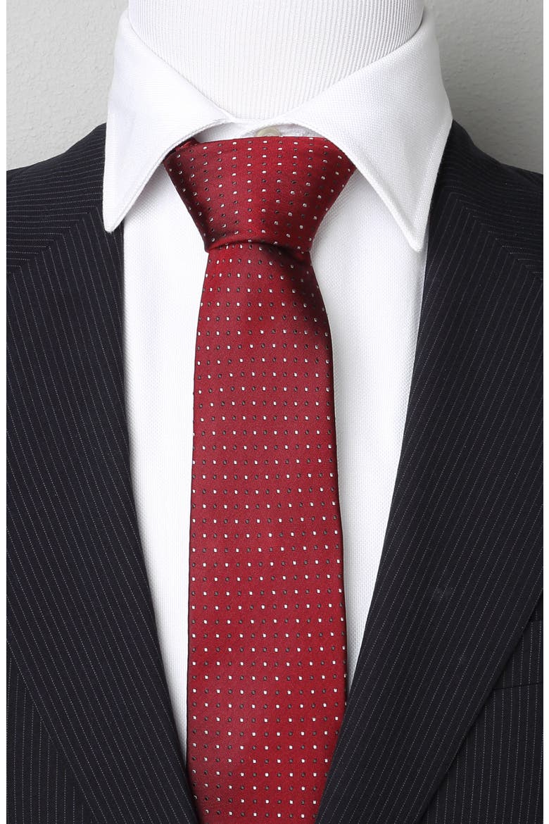 Targaryen Dragon Sigil Silk Tie, Alternate, color, RED