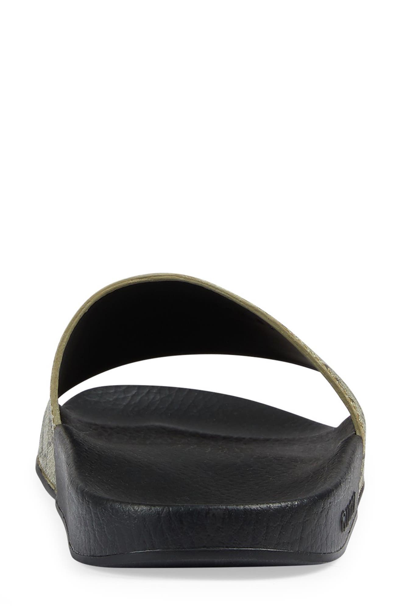 Gucci Pursuit Fake/Not Slide Sandal, Alternate, color, 