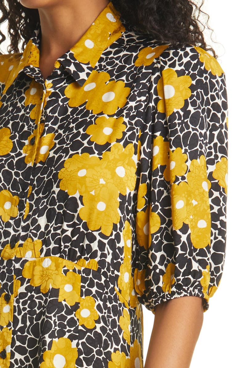 ba&sh Babeth Floral Shirtdress, Alternate, color,